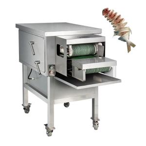 China Stable Frozen Fish Cutting Machine Wear Resistant Stainless Steel factory