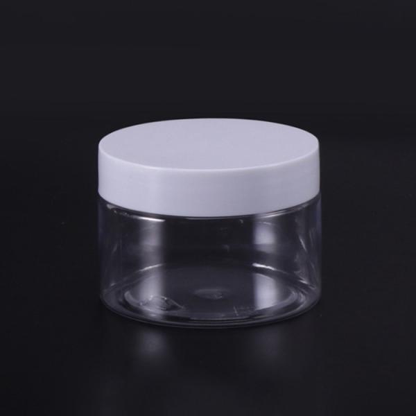 Customized Printing Plastic Cream Jar With Wide Mouth And Aluminum Lid