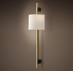 China Hardwired Brass Modern Decorative Wall Lamps For Living Room factory