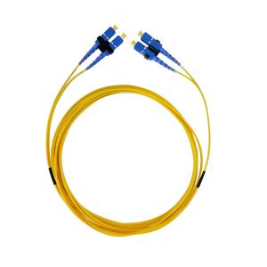 China G657A SC UPC Fiber Optic Jumper 2.0mm Single Mode Duplex 5m Length factory