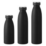 350/500/750ML Milk Shape Small Mouth Stainless Steel Water Bottle Matt Rubber