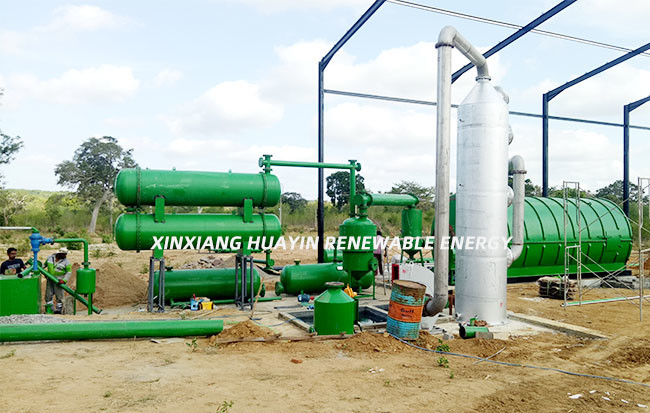 Environmental Friendly Waste Plastic To Fuel Machine No Pollution