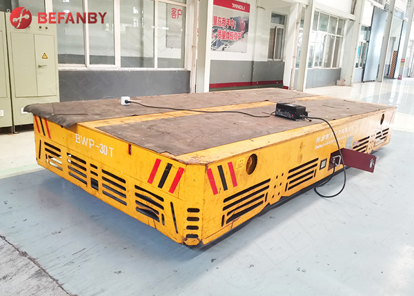 Battery Power Motor Trolley Wheel Drive 2tone Transfer Cart