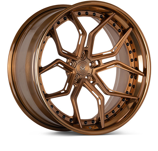 Hyper Black Audi Forged Wheel Rims For BMW M3 / M4 / M5 Deep Concave