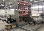 Fixed Knot Fence Making Machine , Woven Wire Automatic Chain Link Fence Machine