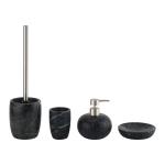 Round Shape Bathroom Countertop Accessories in Great Flowers Green Marble