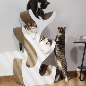 Cat Climbing Tree Scratcher Lounge Cats Play Toy Great for Cat Playing