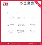 White Supermarket Shelving Accessories 1000mm Coat Hook Bar