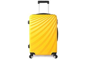 China Business Travel Trolley Luggage Set ABS Waterproof With 4 Rotative Single Wheel factory