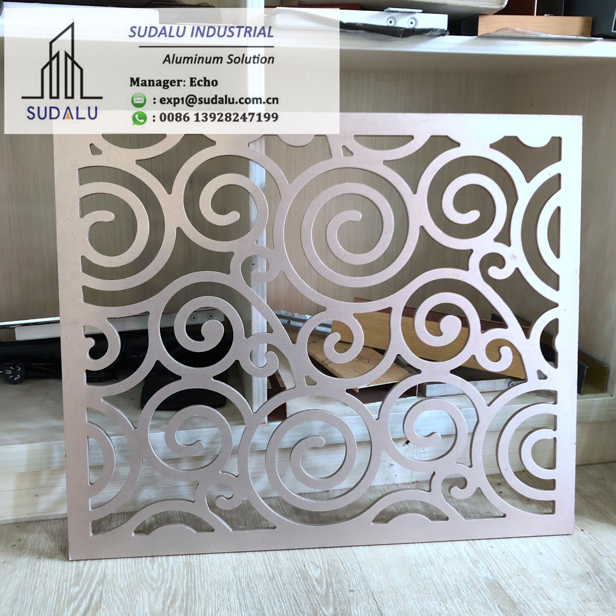 SUDALU 1mm-10mm Aluminum Laser Cutting Panel for Fence and Patio Decoration Aluminum Panel