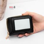 Unisex 3D Fashion Leather Card Holder Organizer Bag Purse with ID Credit Card