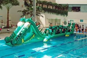 China Water Challenge Sports Equipment, Inflatable Water Obstacle Courses factory
