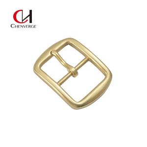 China Practical Antirust Square Brass Belt Buckle , Anti Corrosion Gold Belt Buckle factory