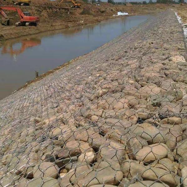 China Hexagonal Weave Galvanized Gabion Wire Mesh 4x1x1 factory