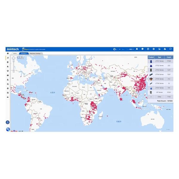 China Jointech Intelligent GPS Tracking Software Solution For Car factory