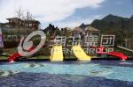 Mini Water Park Kids' Water Slides Colorful Fiberglass Swimming Pool Slide