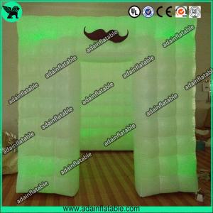 China Hot Sale 2.5*2.5*2.5 PVC Inflatable Photo Booth For Wedding Event Decoration factory