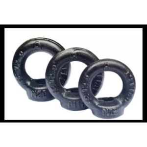 China Black M8 M12 Carbon steel eye nuts Class8. 8 Grade 8.8 eye nut square neck on sale