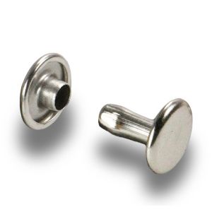 China Custom Leather Clothing Rivets Double End Rivet with and Stainless Steel Material factory