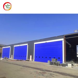Industrial Wind-Resistant PVC Stacking Door Fast High-Speed Roll-Up Flexible