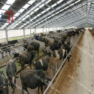 China Graphic Design Light Steel Structure Building Customized Metal Goat Shelter factory