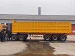 Lower 3 Axles Rear Dump Trailer Tipper Trailer featuring Jost Kingpin Self