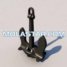 Molastar New Design Baldt Stockless Steel Boat Anchors For Sale Marine Ship