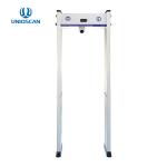 Long Rang Temperature Measuring 6 Zones Metal Detector Door