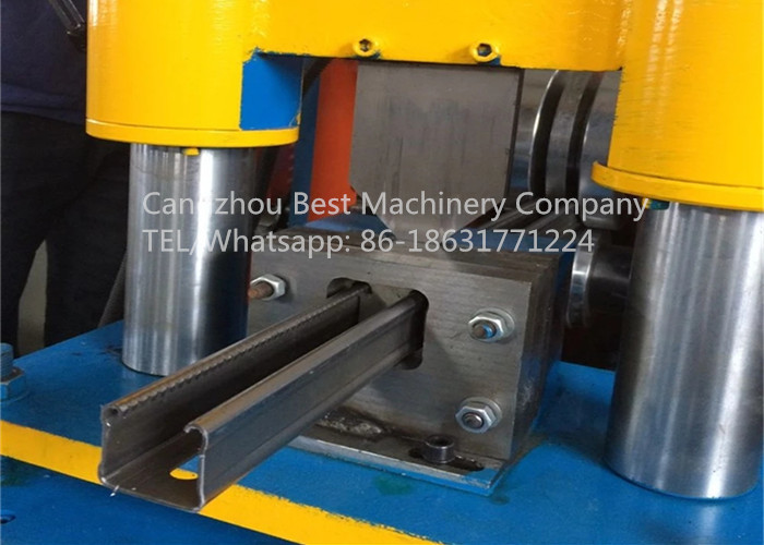 100-9000kg Warehouse Storage Steel PLC Rack Roll Forming Machine