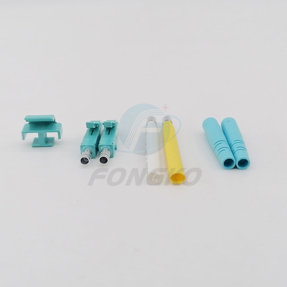 In stock OEM Fiber Optic Connector Kit OM3 Duplex 2.0mm Lc PC UPCFiber Optical Connector