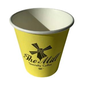 China Single Wall 10 Oz Paper Cups Coffee Disposable PE Lined Cups Flexo Printing factory