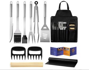 China Sliver Bbq Grilling Tools Set CIQ Approved Toxinfree Multifunctional factory