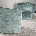 Modern Upholstery Armchair With Fabric Options For Star Hotel Reception Area