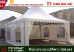 6m X 6m Heavy Duty Garden Gazebo Aluminum Profiles For Garden Camping Tear