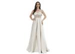 See Through Backless Sexy Sleeveless Evening Dress For Women Dinner Wear
