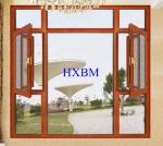 European Standard Wood Aluminium Windows 70mm Frame 15mm Thick Nature Wood