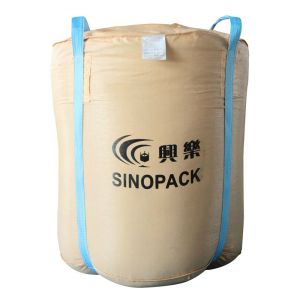 China Food Grade FIBC 100x100x120cm 4 Lifting Loops 1500kg SWL factory