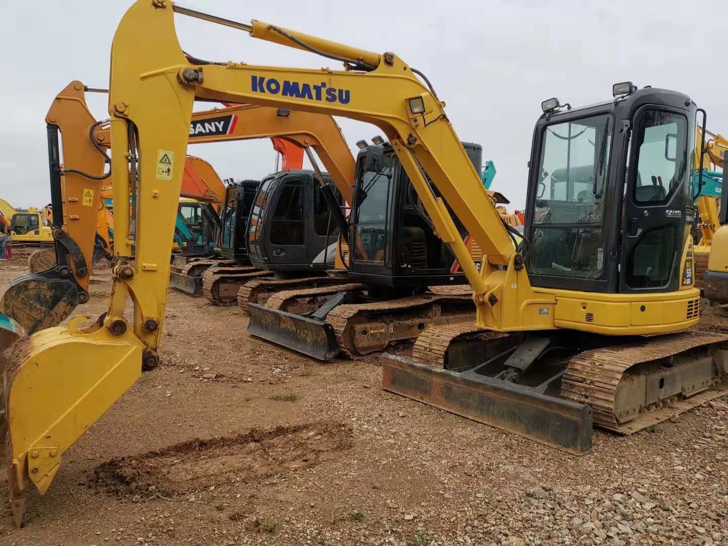 PC55MR-2 Used Komatsu Mini Excavator 5T 0.2M3