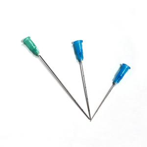 China 18g 50mm Blunt Tip Cannulas Disposable Cannula 22 Gauge Fine Micro Cannula factory
