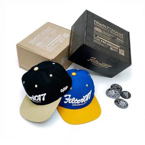 China Customized Size Recycled Baseball Cap Hat Packaging Shipping Box factory