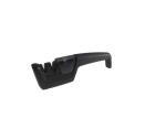Black Handheld Knife Sharpener , Creative Hard 4 Stage Knife Sharpener