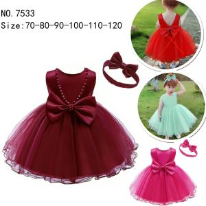China girl's princess dress evening dress wear party dress ready goods ready to ship stock 31 factory