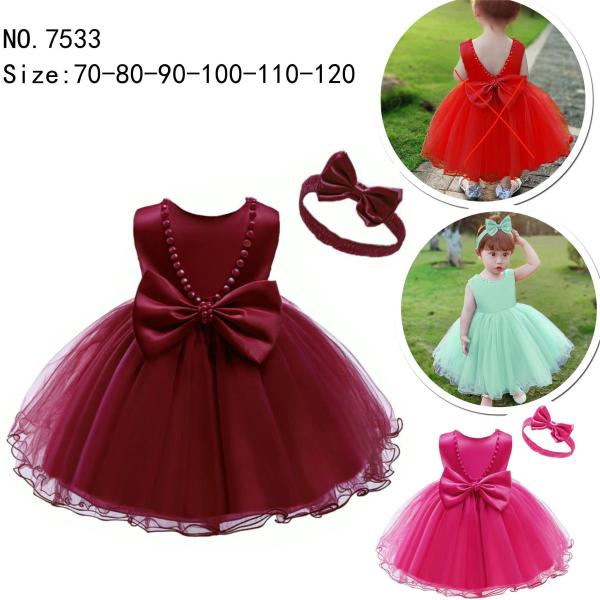 girl's princess dress evening dress wear party dress ready goods ready to ship