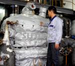 Heat Guard Fiberglass Insulation Cover For Insulation Of Flanges And Pipes