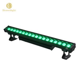 China 18x18W RGBWAUV 6IN1 LED Wall Wash Bar Light for Buliding Garden Project factory
