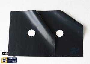 China PTFE Fiberglass Fabric 260℃ Non Stick 10.6&quot;X10.6&quot; Stovetop Burner Protector factory