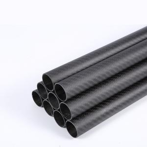 China CNC High Strength 3K Fiber Carbon Fibre Tube Rolled Wrapping on sale
