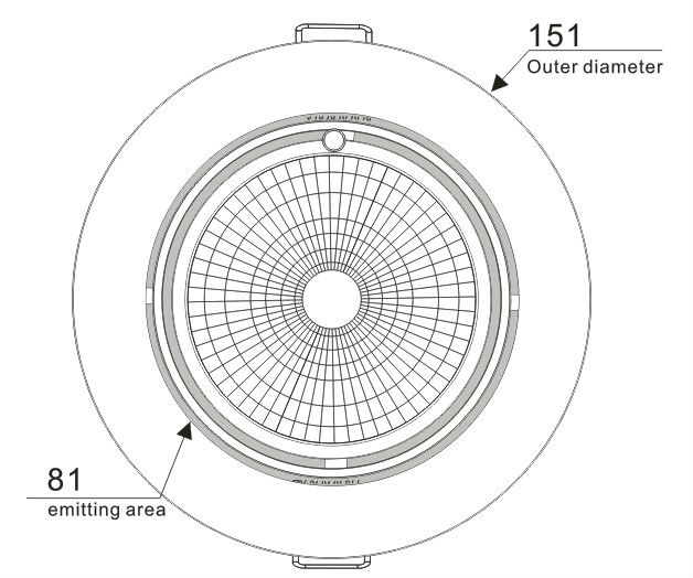 26W 360 rotatable COB LED downlight