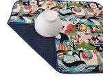 Washable Microfiber Dish Drying Mat Colorful Printing 100% polyester