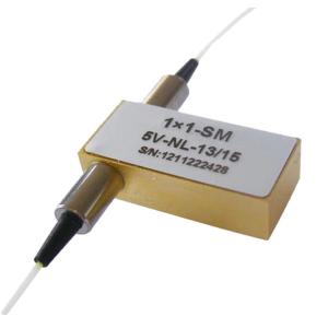 China Non Latching Fiber Optical Switch 1x1 1260-1670nm Low Insertion Loss 0.5dB factory